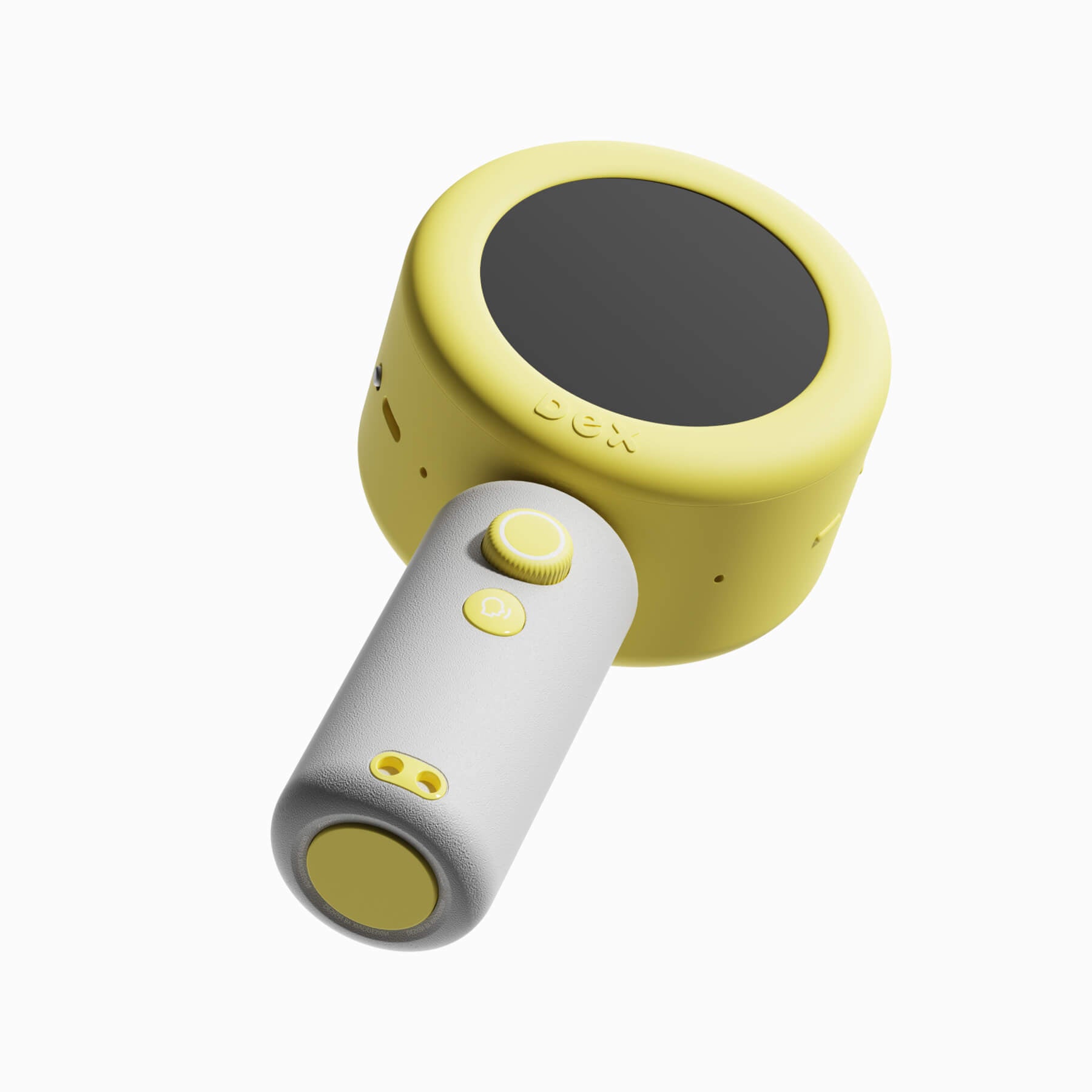 Dex, Yellow edition, low angle view.