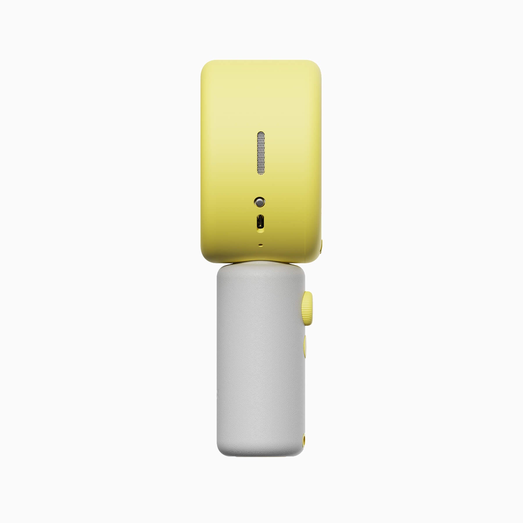 Dex, Yellow edition, side view.